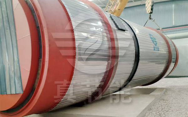 金屬污泥干燥設備吊裝現場