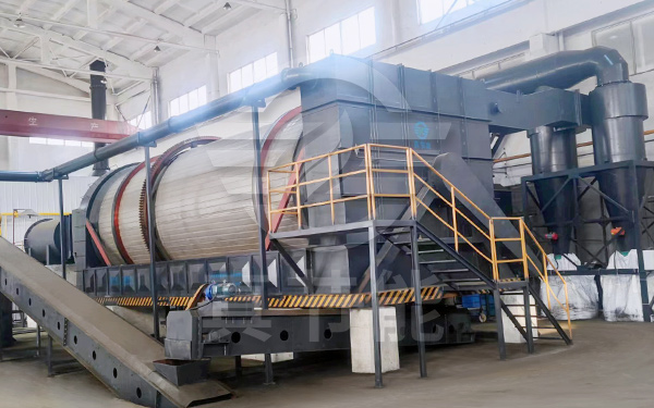 固廢污泥干燥機運行現場