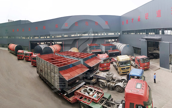 危廢污泥干燥設備發貨現場